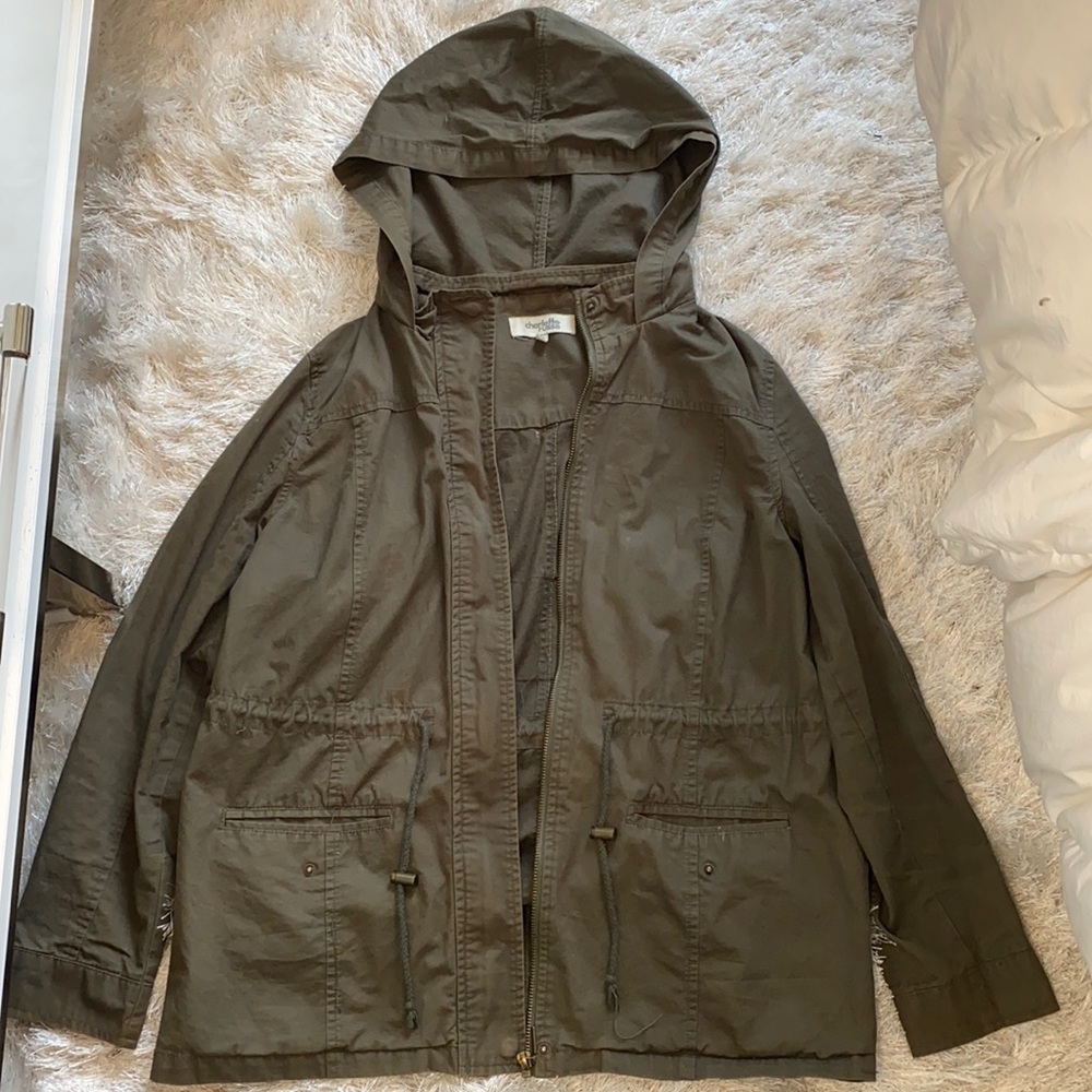 Army Green Long Sleeve Jacket